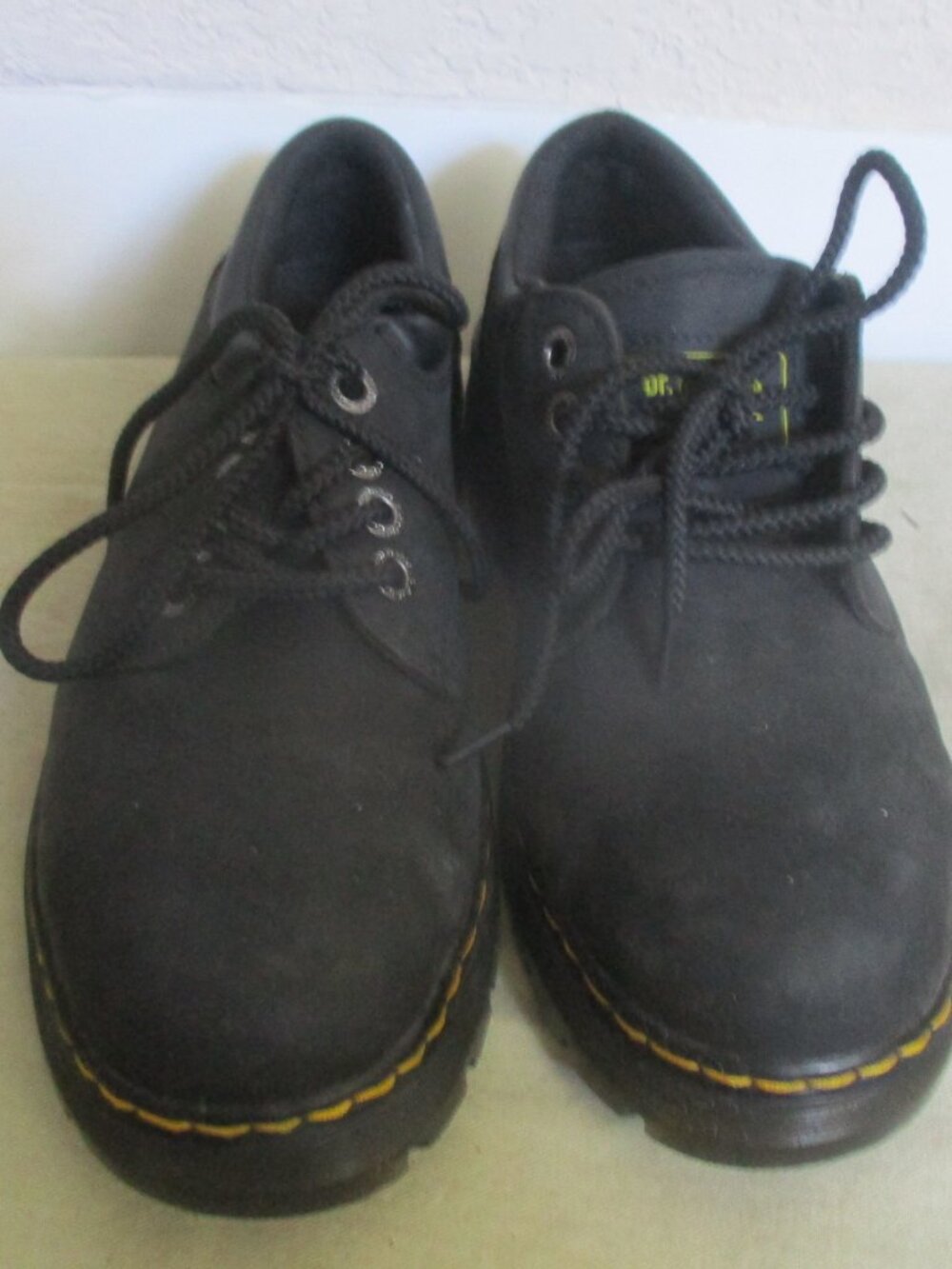 DR Martens Industrial Steel Toe Oxfords Shoe Sz8
